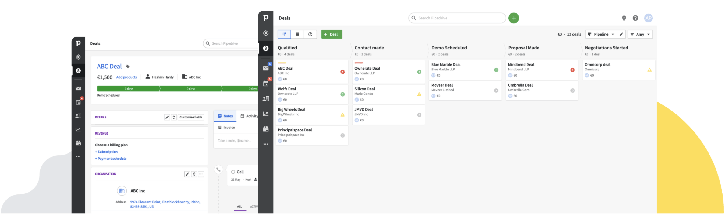 Chatbot + Pipedrive